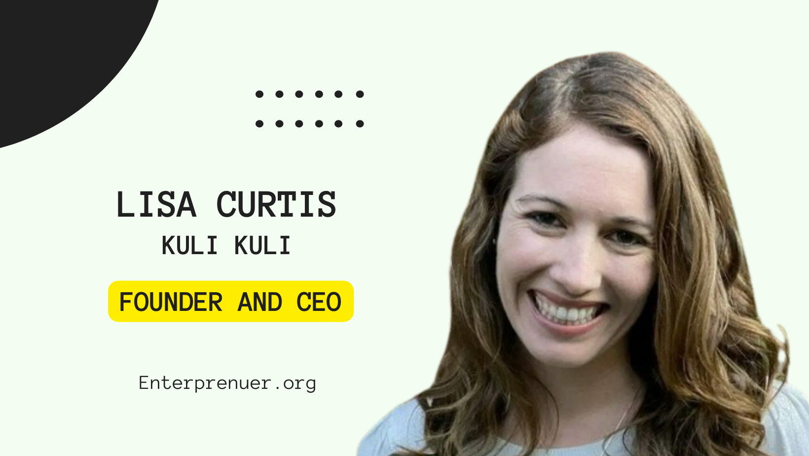 Lisa Curtis Founder of Kuli Kuli