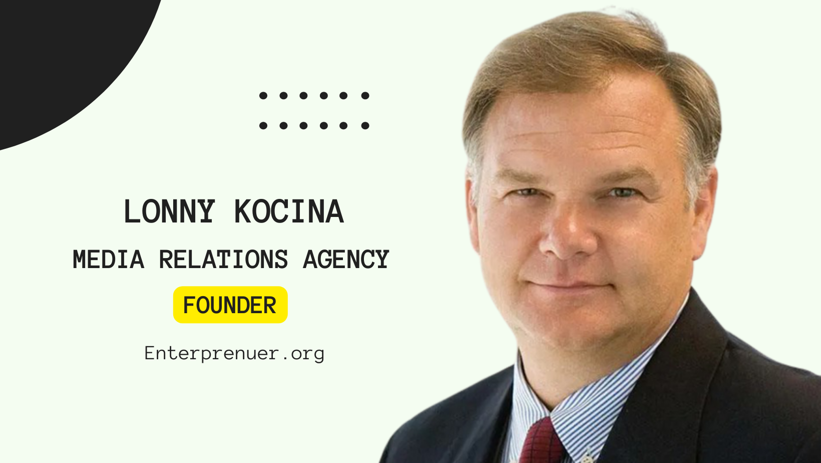 Lonny Kocina Founder of Media Relations Agency
