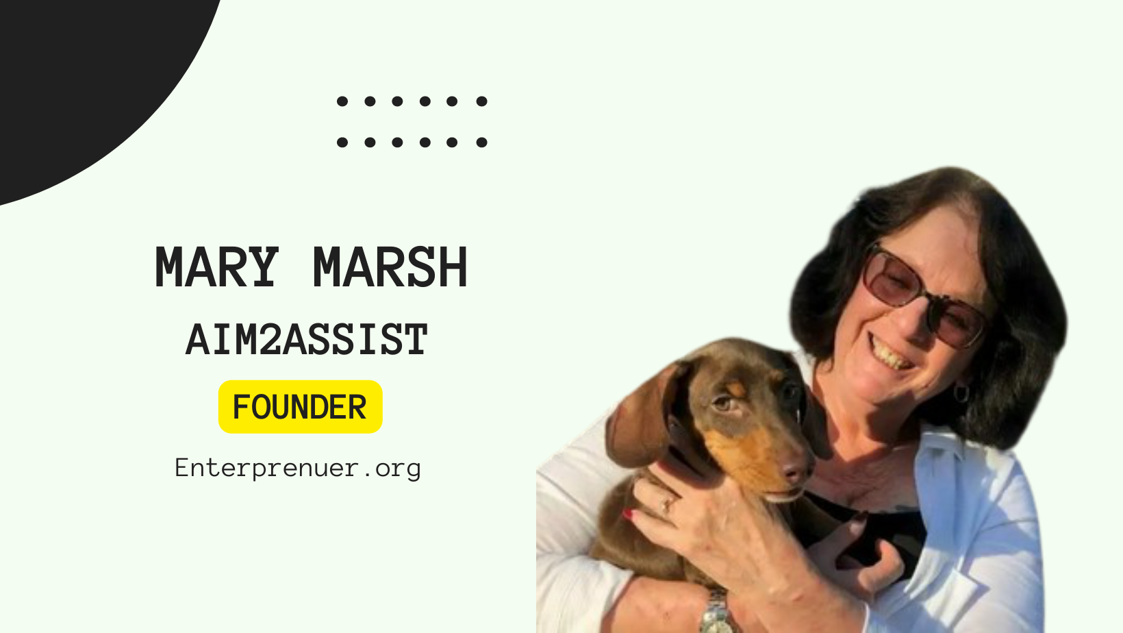 Meet Mary Marsh Founder of Aim2Assist