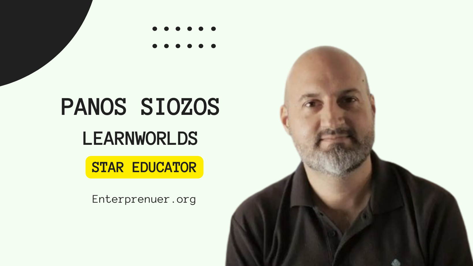 Meet Star Educator Panos Siozos, Co-Founder of LearnWorlds
