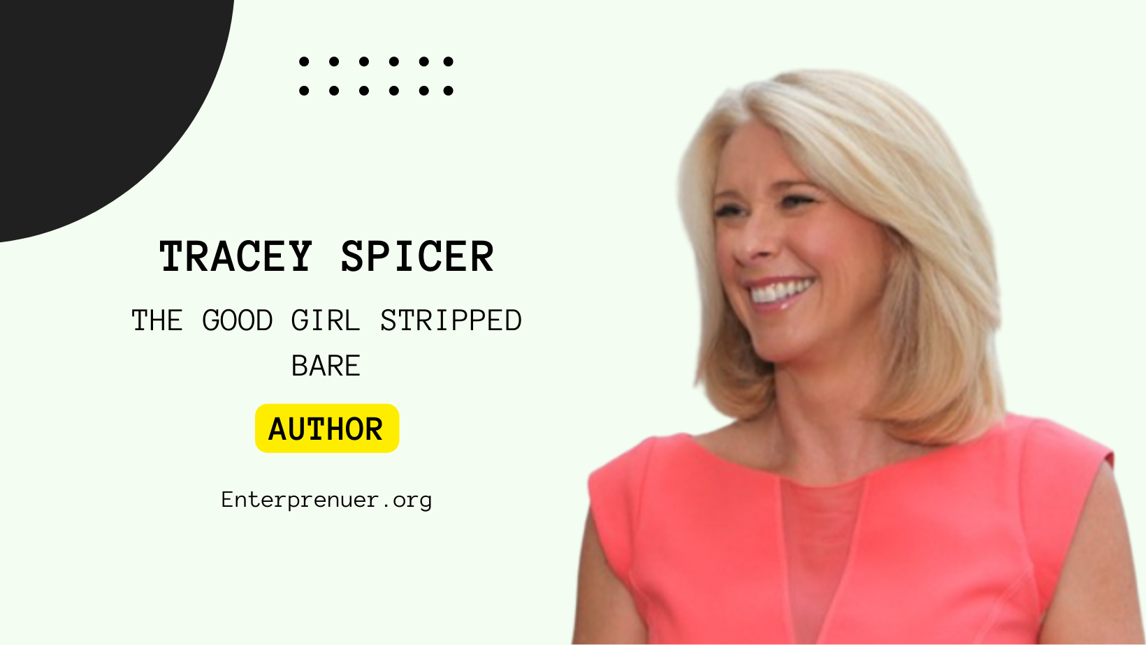 Tracey Spicer Author of The Good Girl Stripped Bare